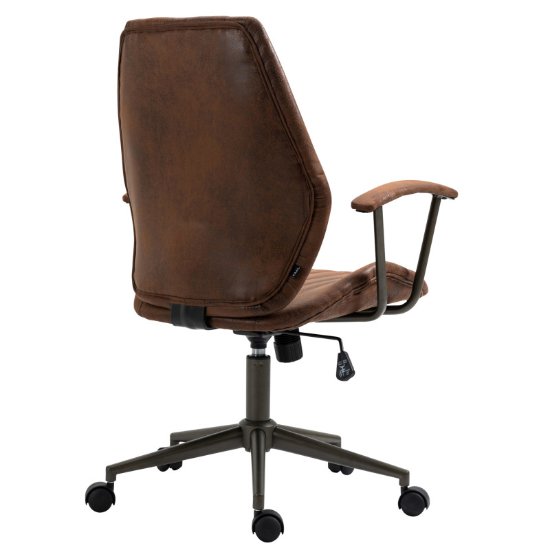 Fauteuil de bureau Nampa cognac