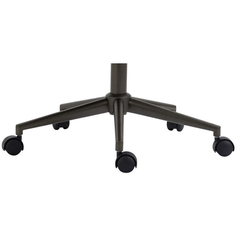 Sedia da ufficio Nampa Industrial Loft Stile antico Nero antico