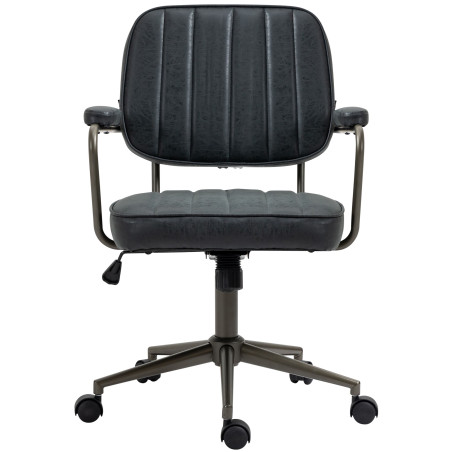 Fauteuil de bureau Natrona noir antique