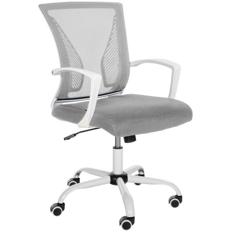 Fauteuil de bureau Tracy W gris clair