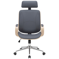 Fauteuil de bureau Dayton natura/gris