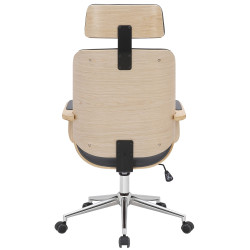 Fauteuil de bureau Dayton natura/gris