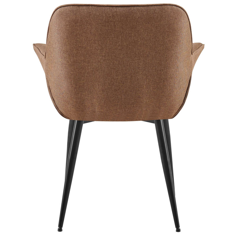 Chaise de salle à manger en tissu Roseville taupe