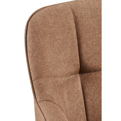 Chaise de salle à manger en tissu Roseville taupe
