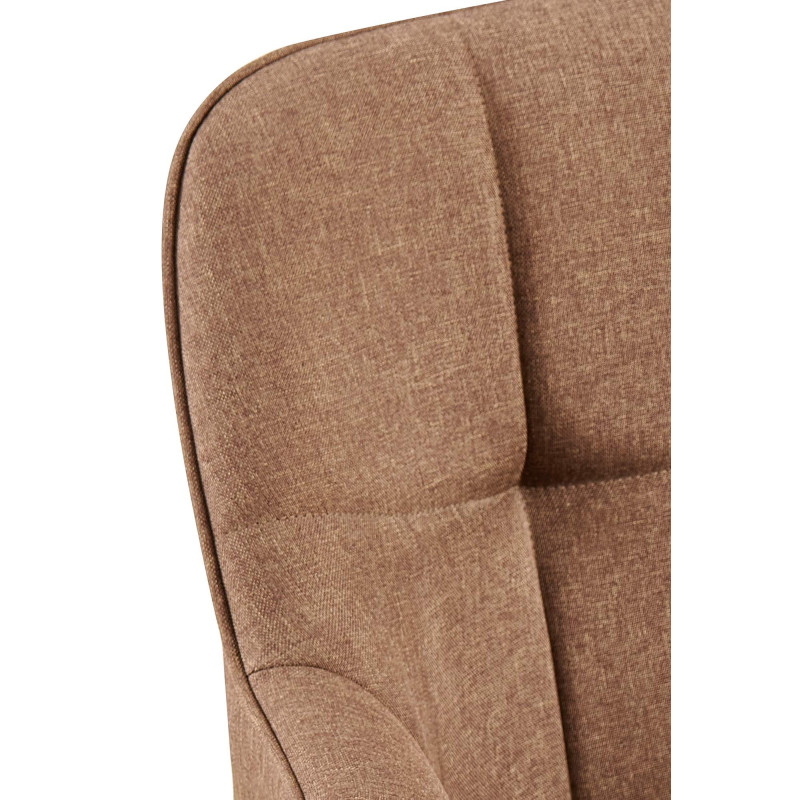 Chaise de salle à manger en tissu Roseville taupe