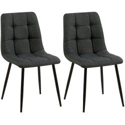 Lot de 2 chaises de salle à...