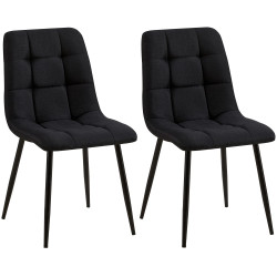 Lot de 2 chaises de salle à...