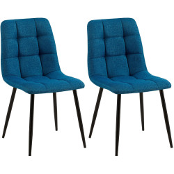 Lot de 2 chaises de salle à...