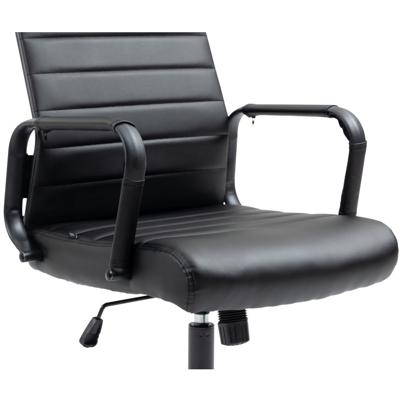 Fauteuil de bureau Columbus noir/noir