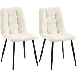 Lot de 2 chaises de salle à...