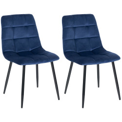 Lot de 2 chaises de salle à...
