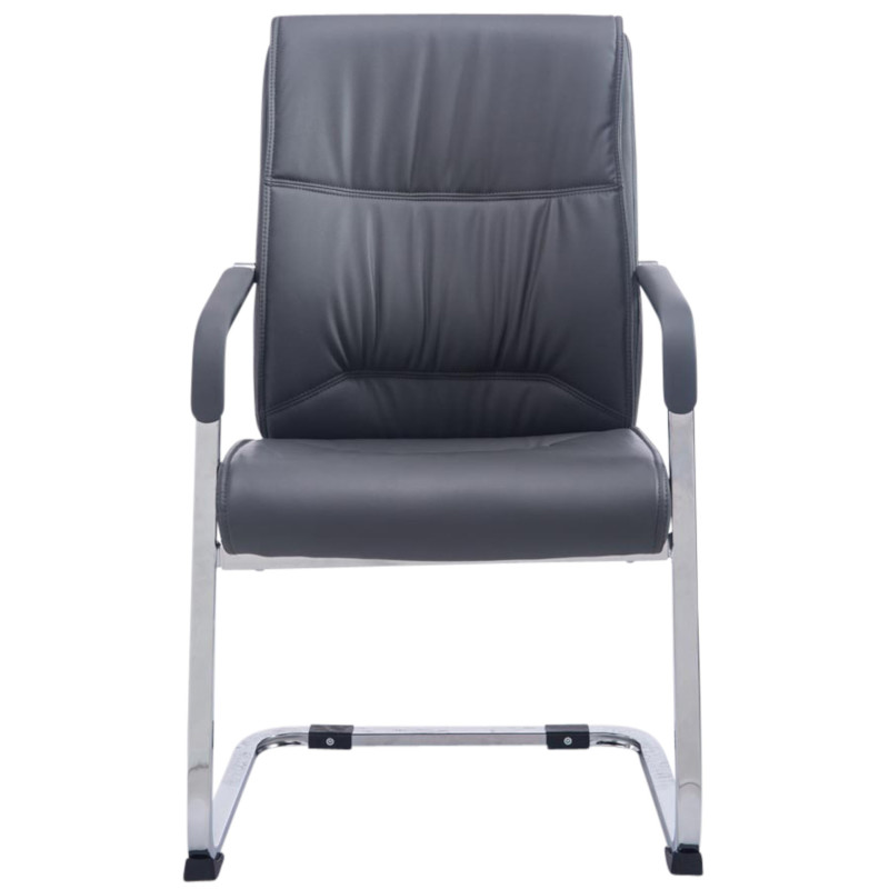 Lot de 2 chaises cantilever XL Anubis gris