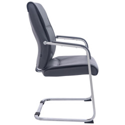 Lot de 2 chaises cantilever XL Anubis gris