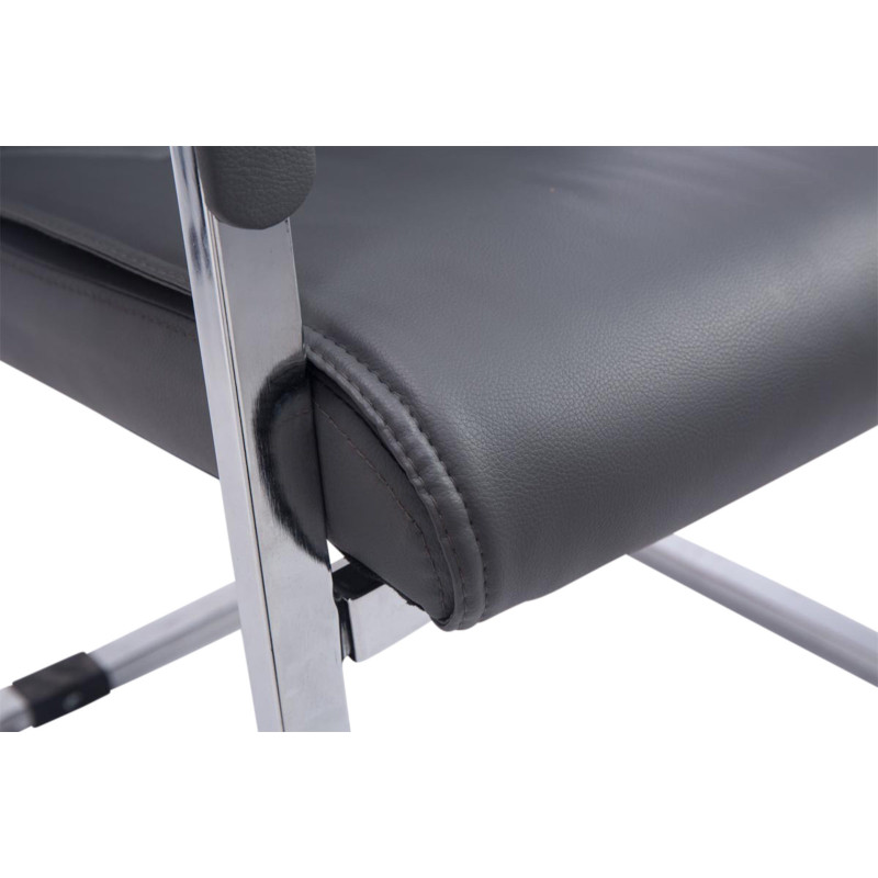 Ensemble de 2 chaises cantilever XL Anubis grises