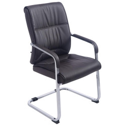 Lot de 2 chaises cantilever XL Anubis marron