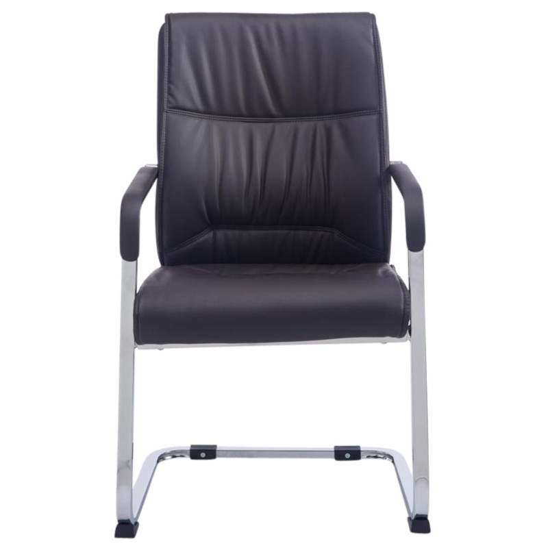 Lot de 2 chaises cantilever XL Anubis marron