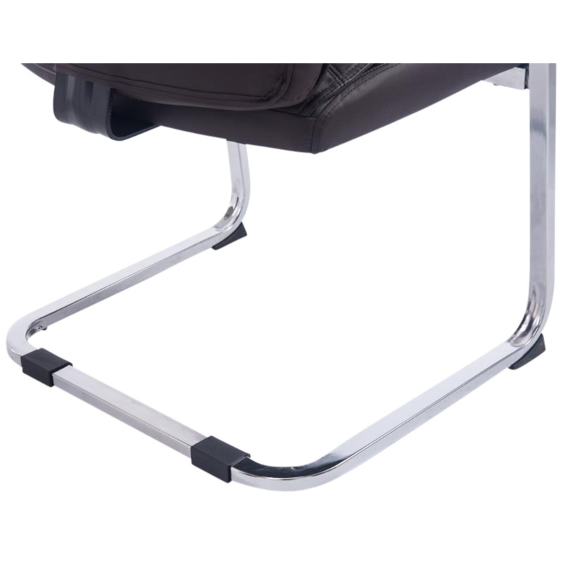 Lot de 2 chaises cantilever XL Anubis marron