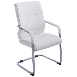 Lot de 2 chaises cantilever XL Anubis blanc