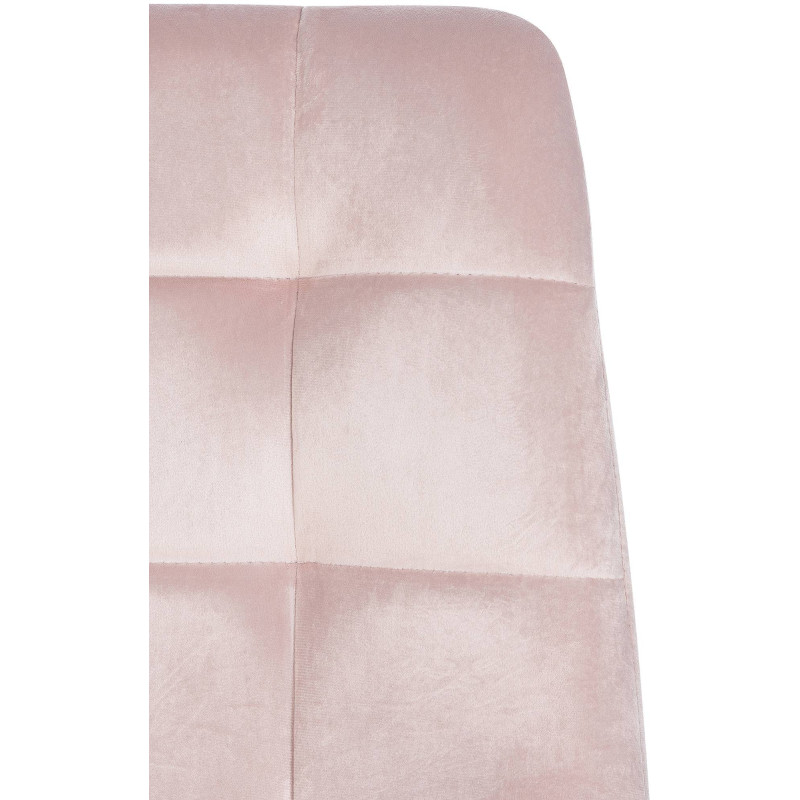 Lot de 2 chaises de salle à manger Tilde velours rose
