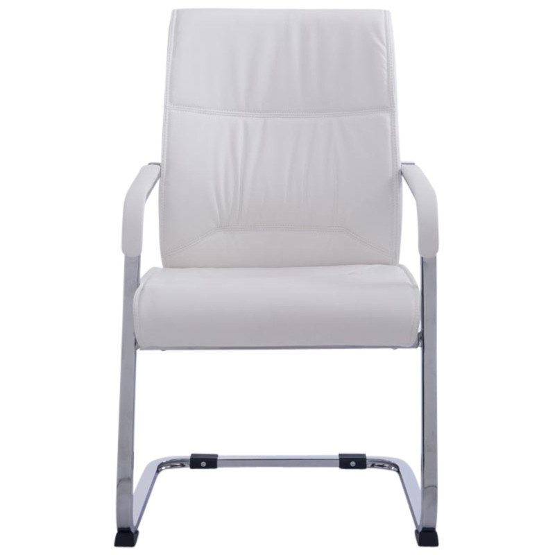 Lot de 2 chaises cantilever XL Anubis blanc