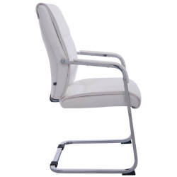 Lot de 2 chaises cantilever XL Anubis blanc
