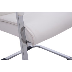 Lot de 2 chaises cantilever XL Anubis blanc