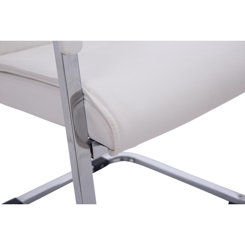 Lot de 2 chaises cantilever XL Anubis blanc
