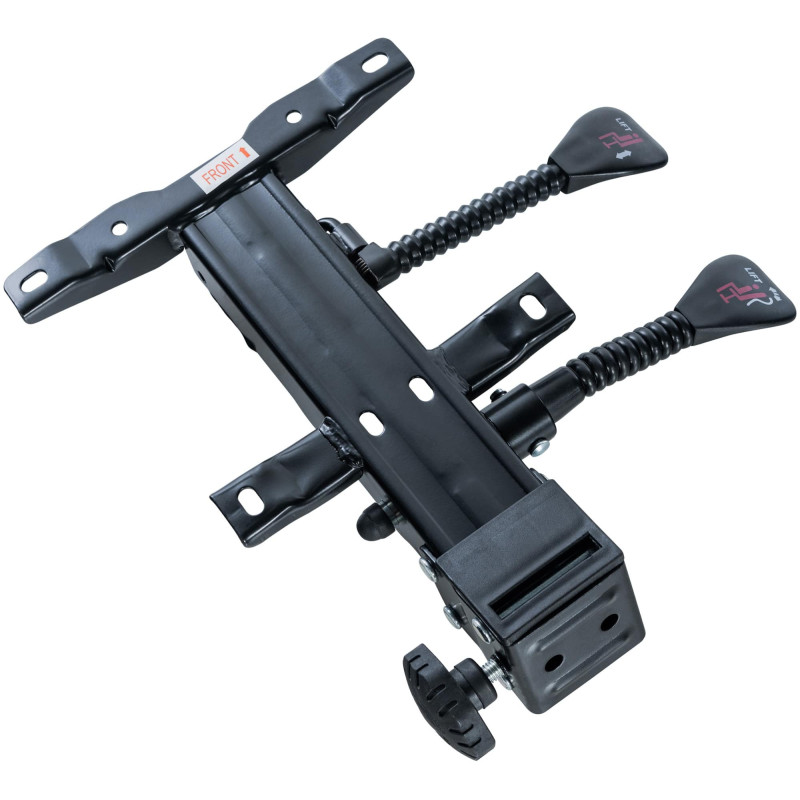Soporte de asiento con mecanismo de control para sillas de oficina Negro