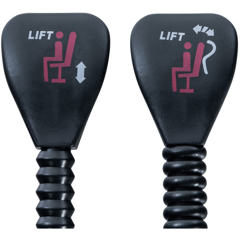 Fauteuil de bureau à fixation sur siège 1 noire