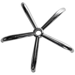 Repose-pieds rond chrom?