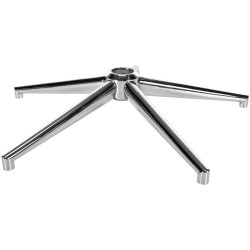 Base carrée chromée