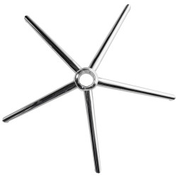 Repose-pieds carr? chrom?