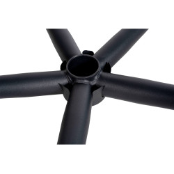 Base Cross Square Para Silla De Oficina Negro Negro,65 cm