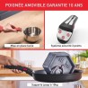 TEFAL INGENIO Emotion On Batterie de cuisine 13 p, Induction, Acier inoxydable, Revetement antiadhésif, Poeles, Casseroles