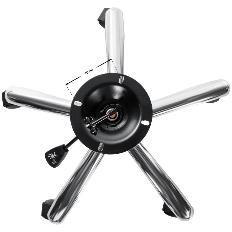 Cadre de Fauteuil de bureau chromé Emil