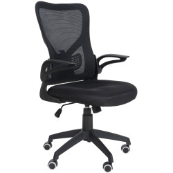 Fauteuil de bureau Hudson noire
