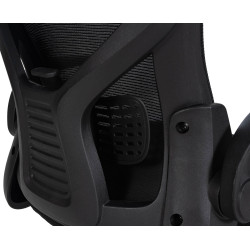 Sedia da ufficio Hudson nero