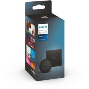 Philips Hue bouton télécommande Tap Dial Switch, noir, permet le contrфle de plusieurs pieces ou une zone