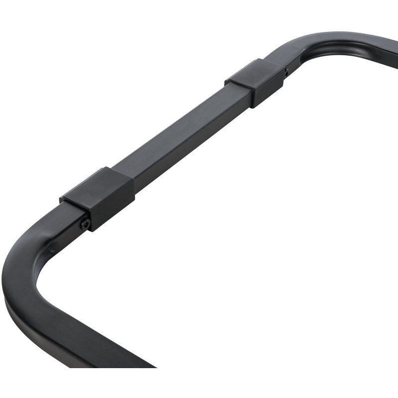 Fauteuil visiteur XL Anubis noir/noir