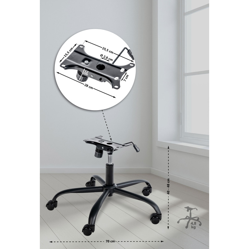 Fauteuil de bureau Frame 1 noire