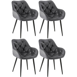 Lot de 4 chaises Tanna...