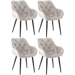 Lot de 4 chaises Tanna...