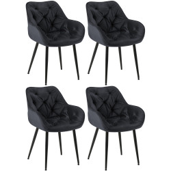 Lot de 4 chaises Tanna...