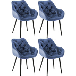 Lot de 4 chaises Tanna...