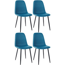 Lot de 4 chaises de salle à...