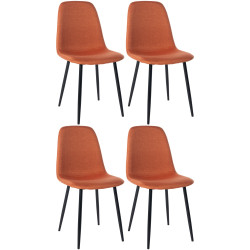 Lot de 4 chaises de salle à...