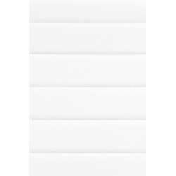 Fauteuil de bureau Havanna, simili cuir blanc