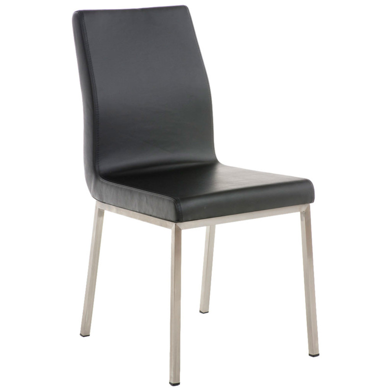 Lot de 2 chaises à repas Colmar noir