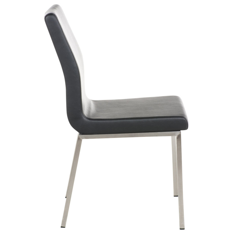 Lot de 2 chaises à repas Colmar noir