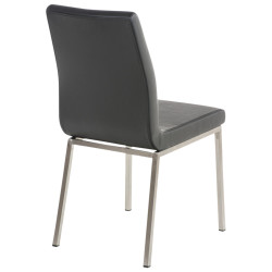 Lot de 2 chaises à repas Colmar noir